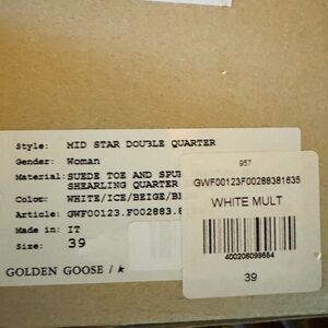 Worn twice, too big, great shape.  Golden goose leopard shoestrings I bought 90